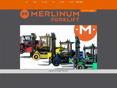 merlinumforklift.com snapshot
