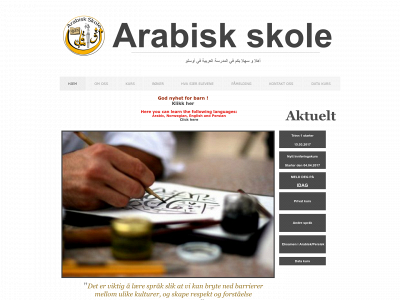 arabiskskole.no snapshot