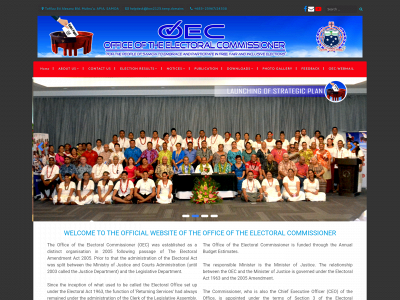 oec.gov.ws snapshot