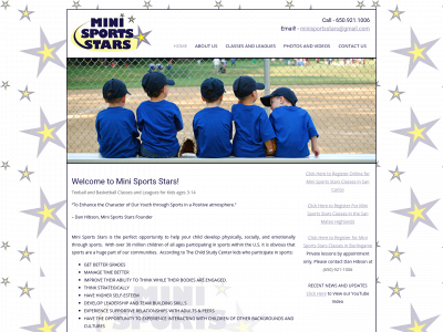minisportsstars.com snapshot