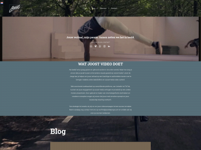 joostdejonge.com snapshot
