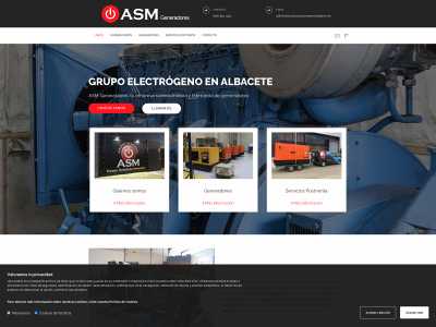 www.asmgeneradores.es snapshot