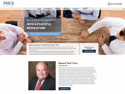 www.pricelawfirmtx.com snapshot