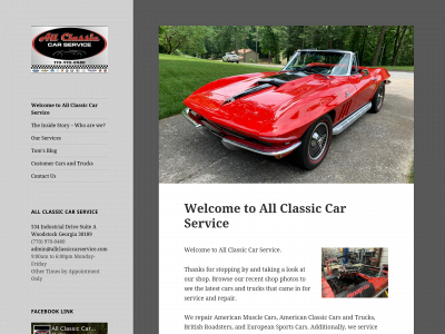 allclassiccarservice.com snapshot