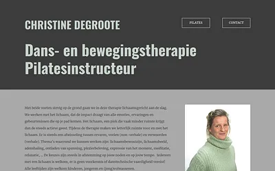 christinedg.be snapshot