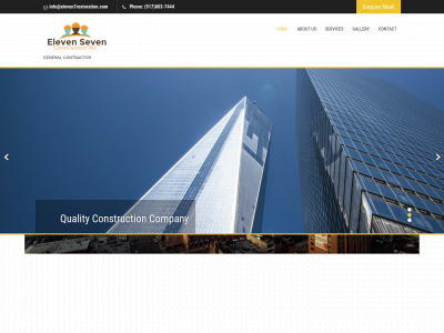 eleven7restoration.com snapshot
