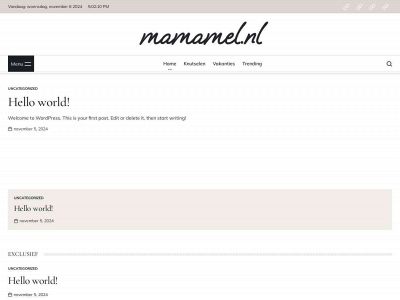 mamamel.nl snapshot