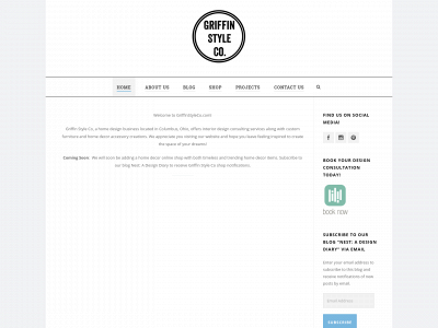 griffinstyleco.com snapshot