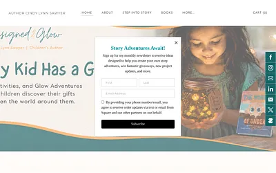 www.designed2glow.com snapshot