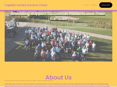 captanniesurvivorchest.com snapshot