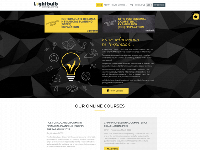 lightbulblearning.co.za snapshot