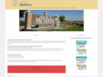 ci.mendota.ca.us snapshot
