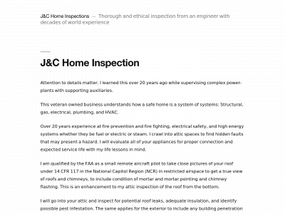 novahouseinpector.com snapshot