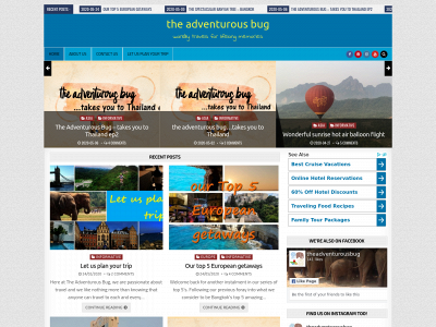 theadventurousbug.org snapshot