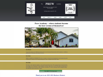 prewacademyofsarasota.com snapshot