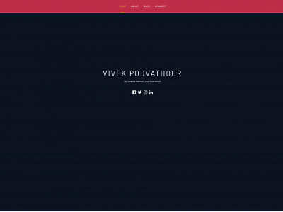 vivekpoovathoor.com snapshot
