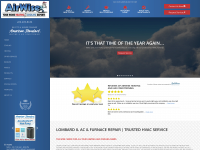 www.airwisehvacpro.com snapshot