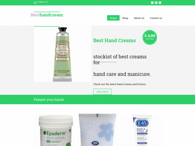 besthandcream.co.uk snapshot