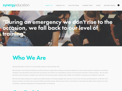synergy.edu.au snapshot