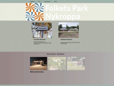 nykroppaparken.se snapshot