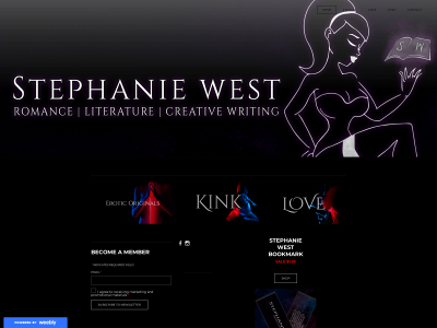 www.stephaniewestliterature.com snapshot
