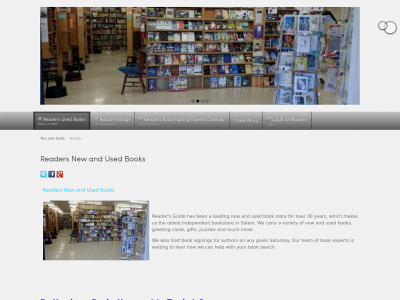readersusedbooks.com snapshot