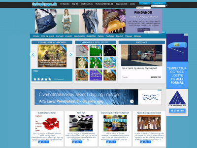 spiloghygge.dk snapshot