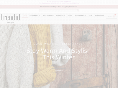 trendidboutique.com snapshot