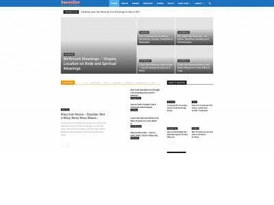beautyzion.com snapshot