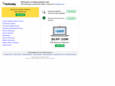 dakarunlock.com snapshot