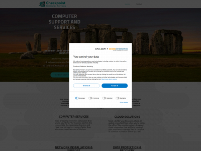 checkpointcomputerservices.co.uk snapshot