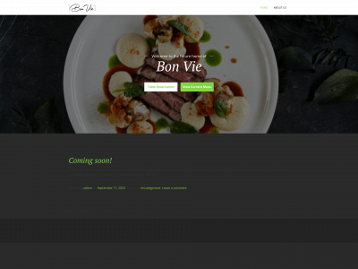 bonviehobart.com snapshot