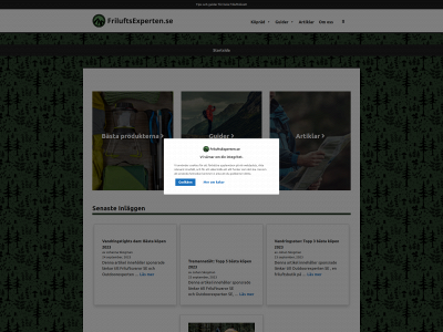 friluftsexperten.se snapshot