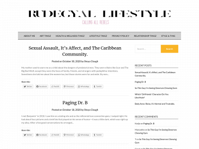 rudegyallifestyle.com snapshot
