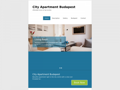 cityapartmentbudapest.net snapshot