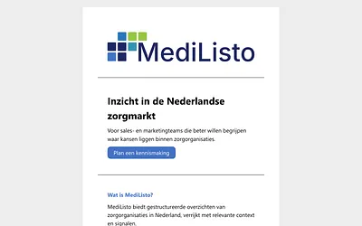 medilisto.nl snapshot