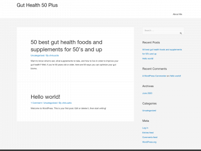 guthealth50plus.com snapshot