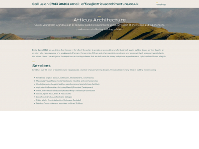 atticusarchitecture.co.uk snapshot