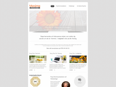 maximafengshui.se snapshot