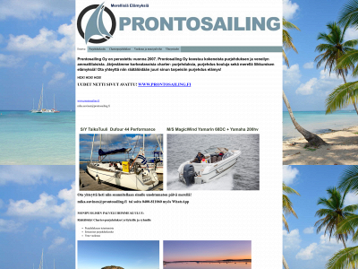 prontosailing.com snapshot