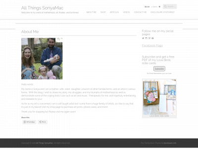 sonyamacstyle.com snapshot