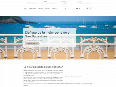 www.pensionkursaal.es snapshot