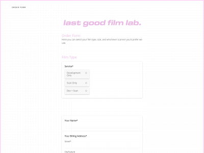 lastgoodfilmlab.com snapshot