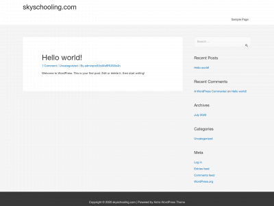 skyschooling.com snapshot