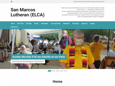 sanmarcoslutheran.org snapshot