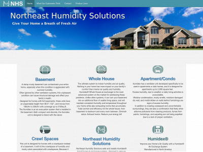 northeasthumiditysolutions.com snapshot