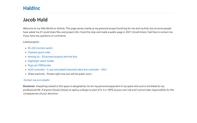 hald.it snapshot