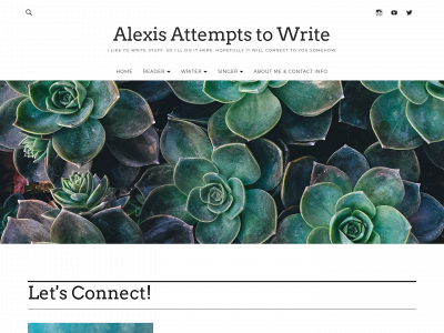 alexisattemptstowrite.com snapshot