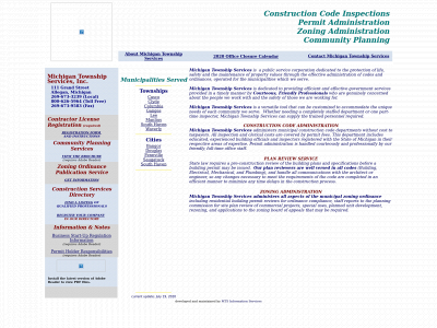 michigantownshipservices.org snapshot