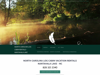 www.northcarolinalogcabin.rentals snapshot